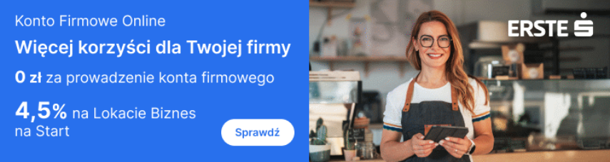 Promocja: Erste Konto Firmowe Online